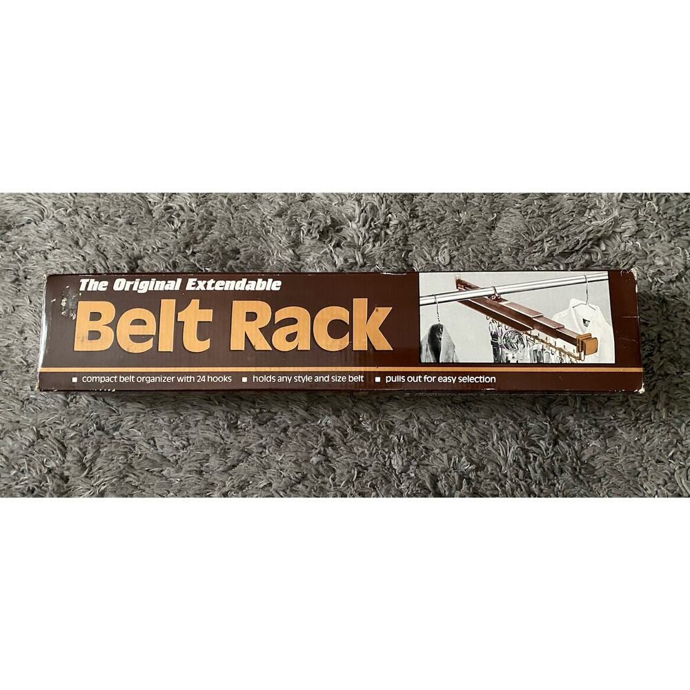 The Original Extendable Belt Rack Vintage Space Saver Belt Rack